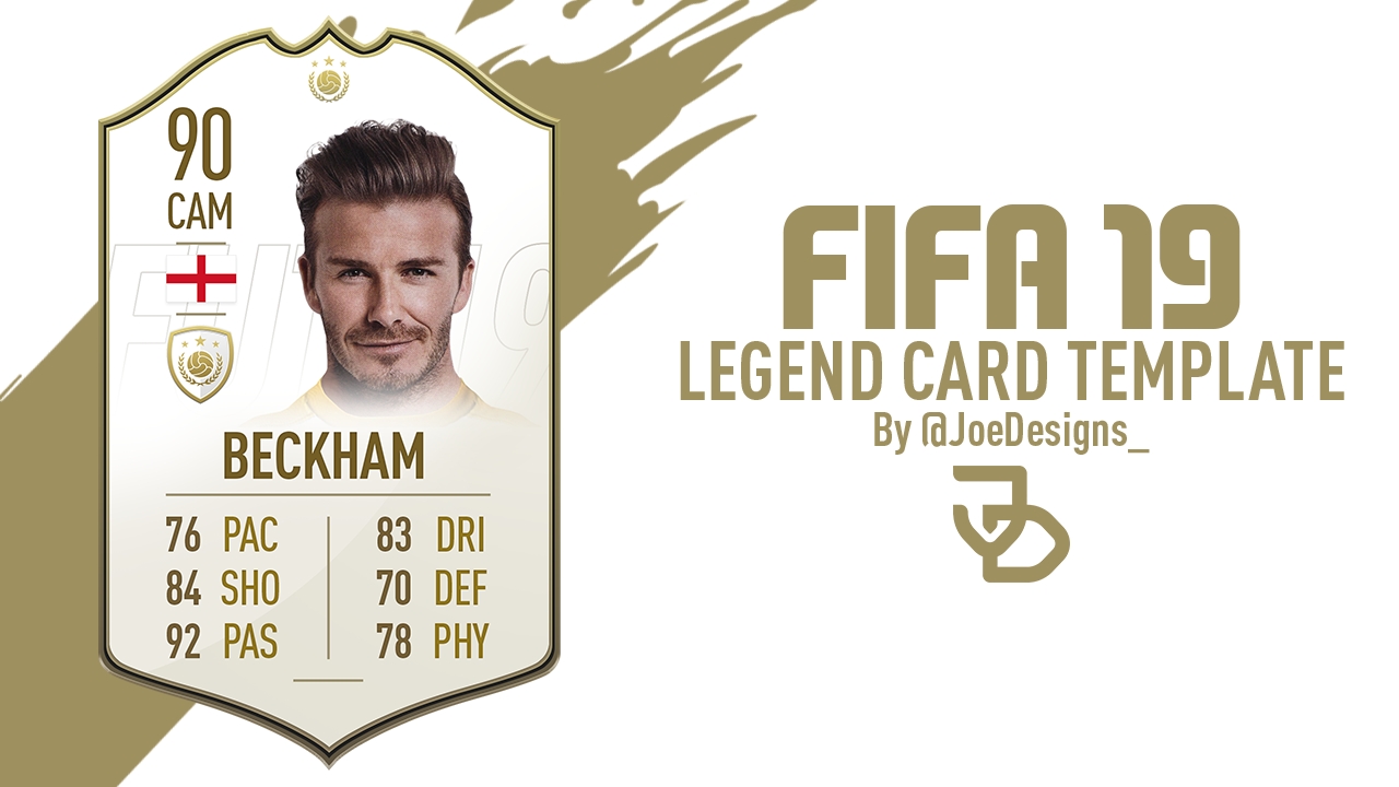 1280x720 Fifa Iconlegend Card Template