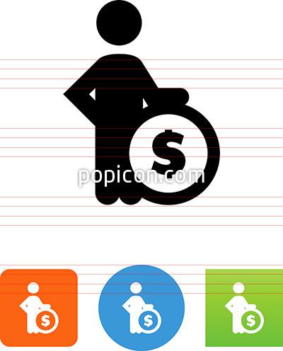 400x496 Person Standing With Con