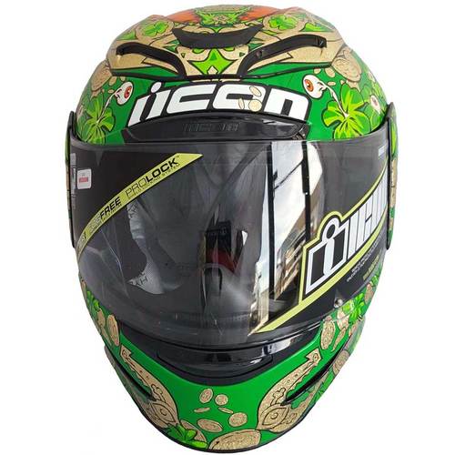 500x500 Icon Airmada Lepricon Helmet Green
