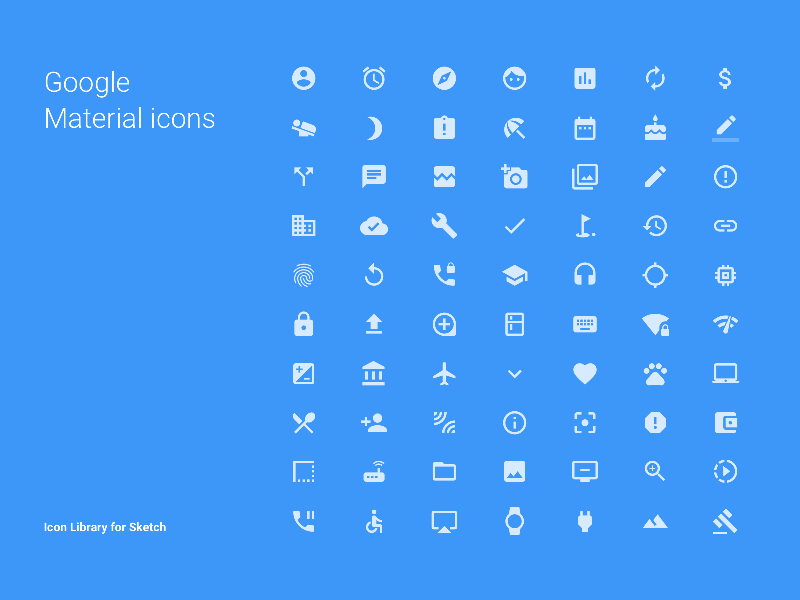 800x600 Google Material Icons Library Sketch Freebie
