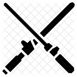 256x256 Lightsaber Icon Of Glyph Style