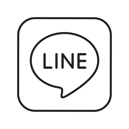 512x512 Line Icon Free Of Social Media Logos Ii Linear Black