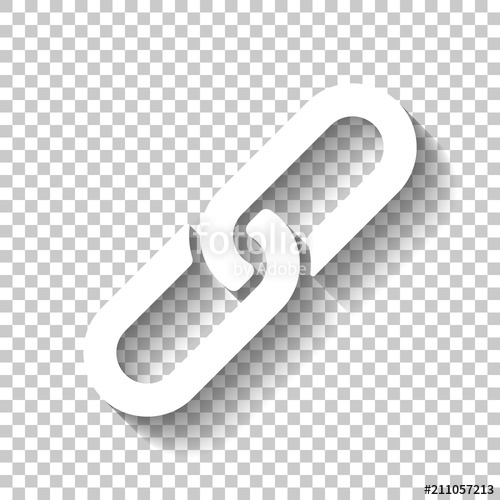 500x500 Link Icon Hyperlink Chain Symbol Simple Icon White Icon