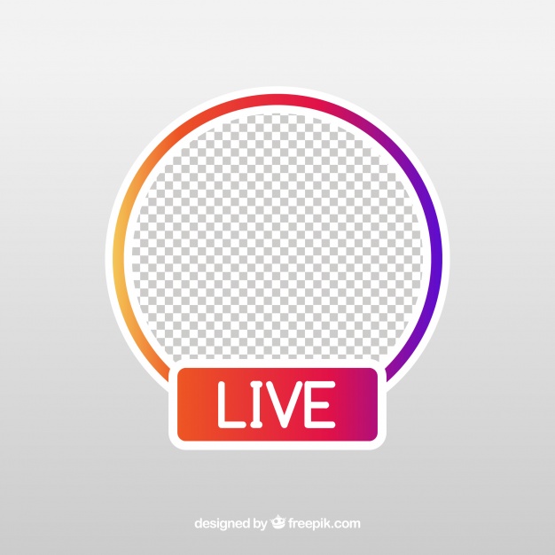 626x626 Modern Live Streaming Icon With Flat Design Vector Free Download