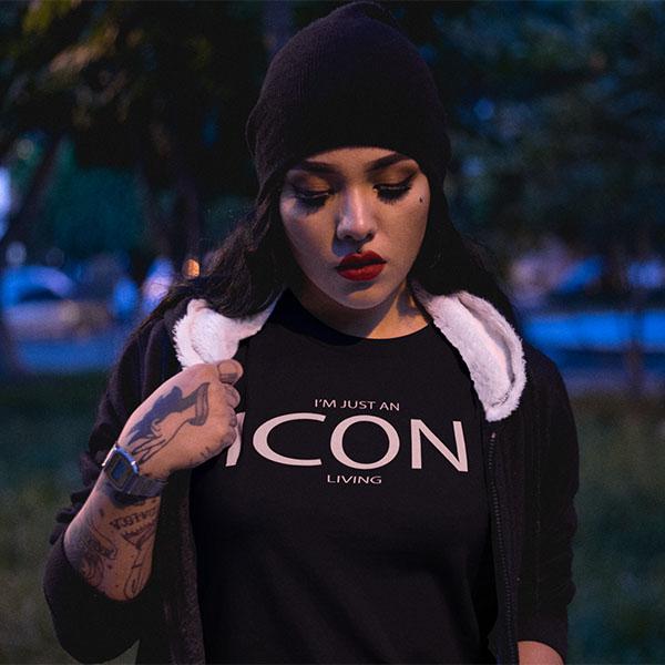 600x600 Jaden Smith I'm Just An Icon Living Women's T Shirt Printmellc