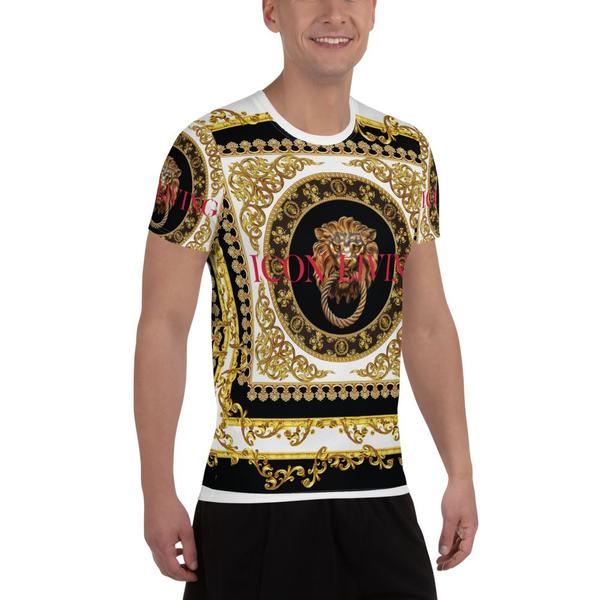 600x600 Golden Icon Living All Over Print Men's Athletic T Shirt