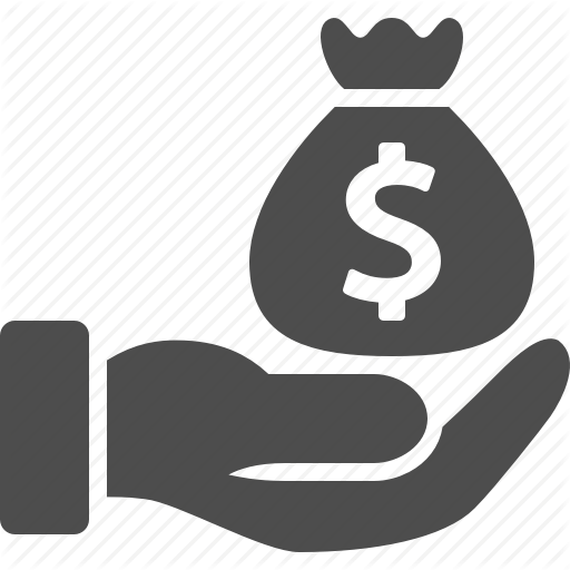 512x512 Bank, Banking, Business, Hand, Loan, Money, Moneybag Icon