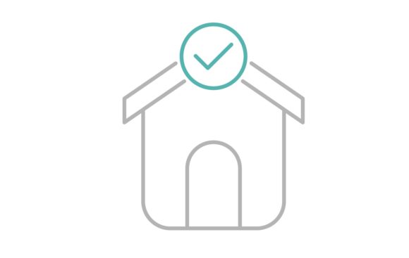 580x367 Mortgage Loan Approved Icon Graphic