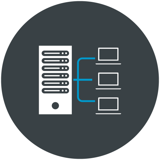 512x512 Shared, Server, Lan, Local Network Icon Free Of Web Hosting