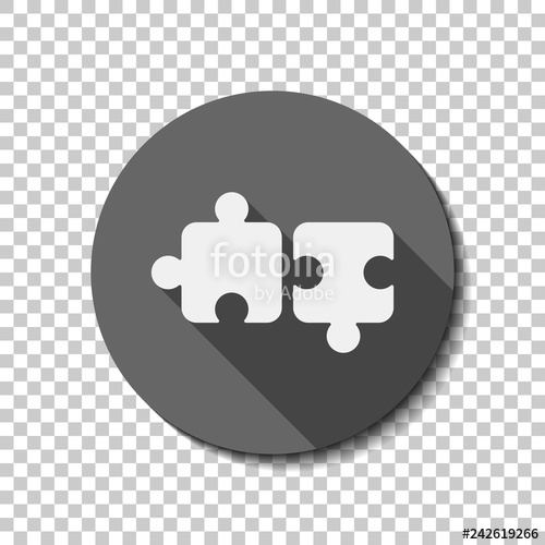 500x500 Two Pieces Of Puzzle, Creative Teamwork, Different Solutions