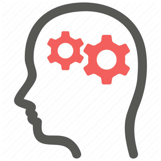 512x512 Brain, Gear, Logic, Mental, Mind, Psychiatry, Psychology Icon
