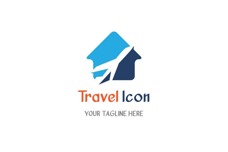 750x500 Flat Travel Logo Design