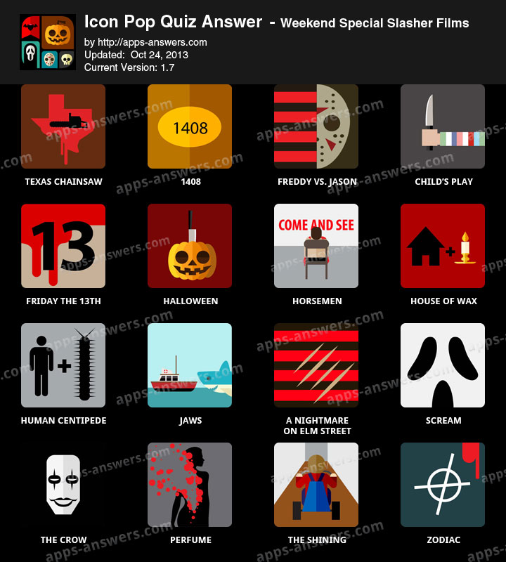 720x800 Icon Pop Quiz Slasher Films Images