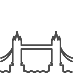 256x256 London Bridge Icon Landmarks Iconset