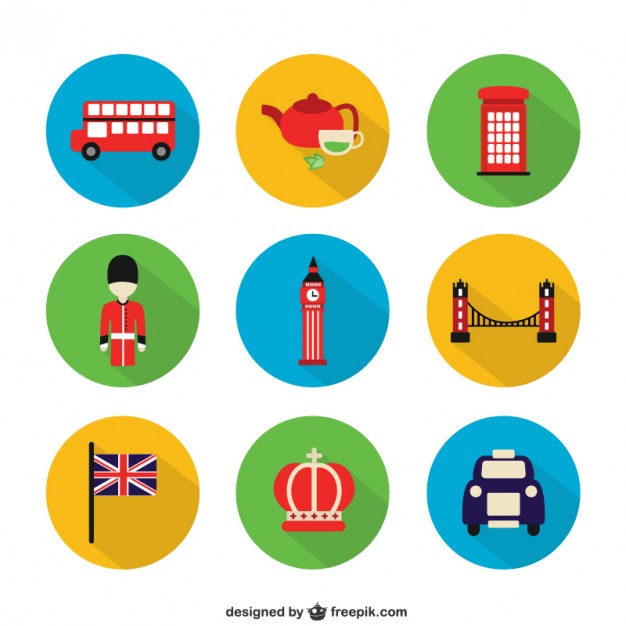 626x626 London Icons Vector Free Download
