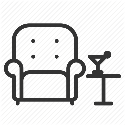 512x512 Club, Drink, Executive, Lounge, Night, Party, Sofa Icon