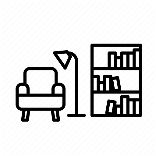 512x512 Coworking, Library, Lounge, Resources Icon