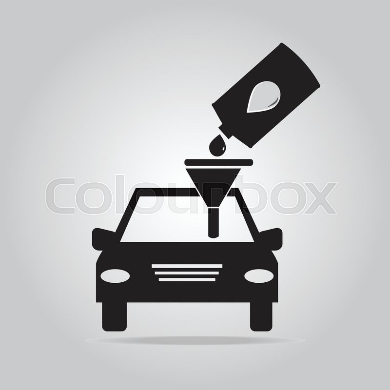 800x800 Car Service Symbol, Lubricant Icon Stock Vector Colourbox