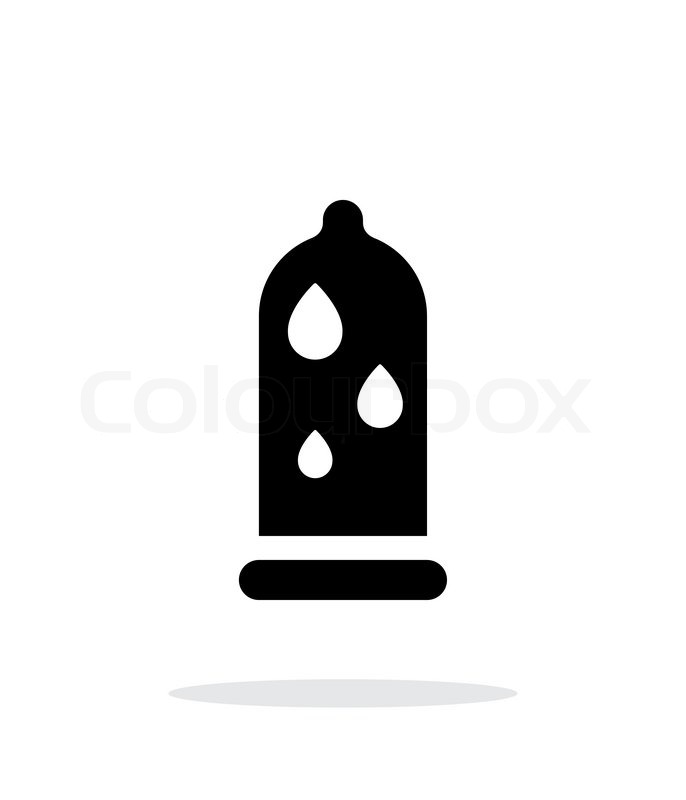 686x800 Condom And Water Lubrication Icon On Stock Vector Colourbox