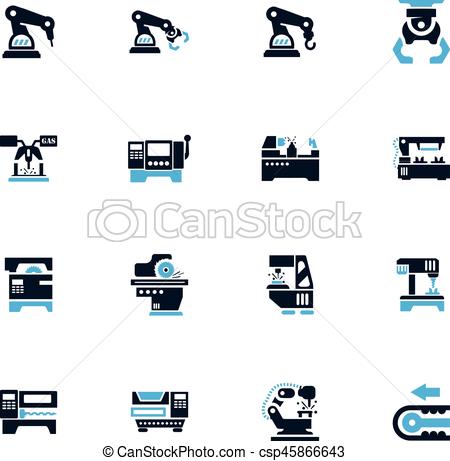 450x461 Machine Tool Icons Set Vector Machine Tool Icons Set Work