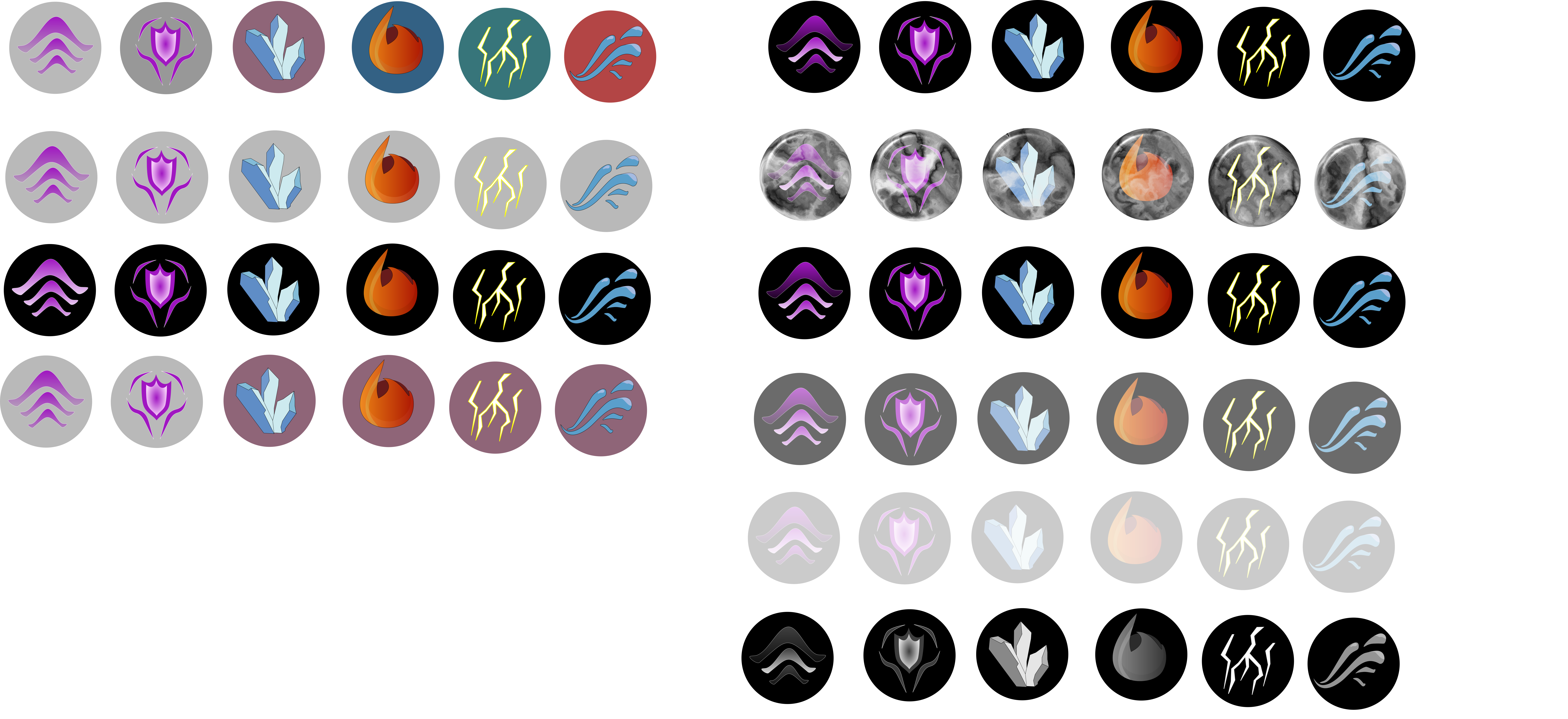 Magic Spell Icons 8362x3833 Magic Spell Icons