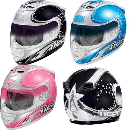 450x450 Icon Women's Mainframe Bombshell Go Go Full Face Helmet