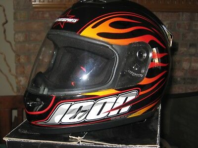 400x300 Icon Mainframe Motorcycle Helmet, Matte Black