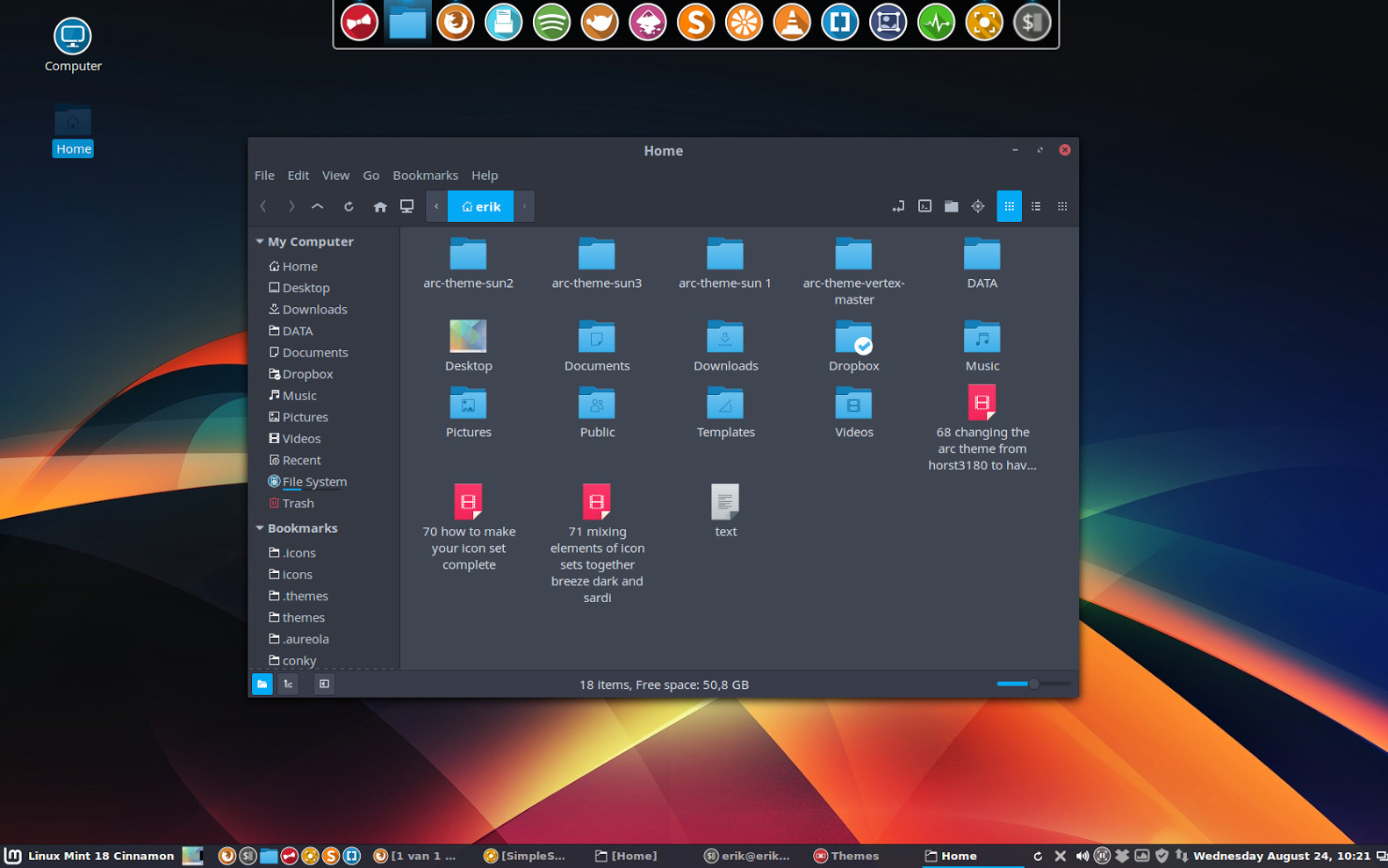 1581x989 Mixing Icons Of Sardi And Breeze Dark And Make Sardi Breeze Dark