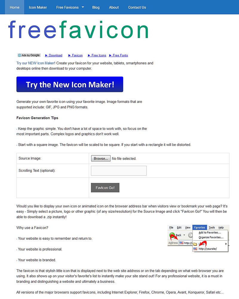 800x999 Webpage Icon Maker