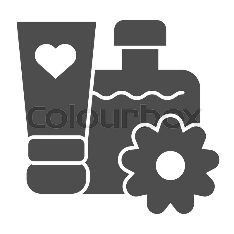 800x800 Cosmetics Solid Icon Makeup Vector Stock Vector Colourbox