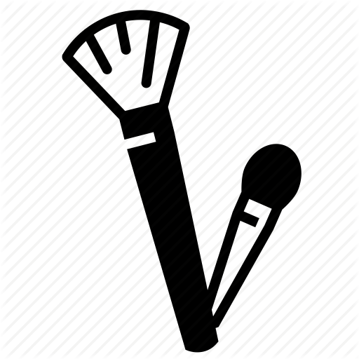 512x512 Beauty, Blush, Brush, Cosmetic, Face, Makeup, Makeup Brushes Icon