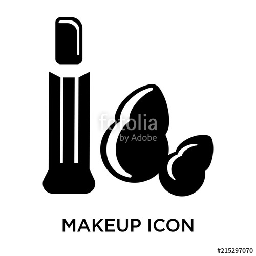 500x500 Makeup Icon Isolated On White Background Simple And Editable