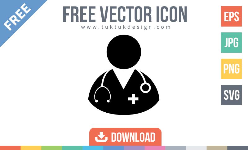 800x486 Doctor Icon Male Person Profile Avatar Free Vector Image Free