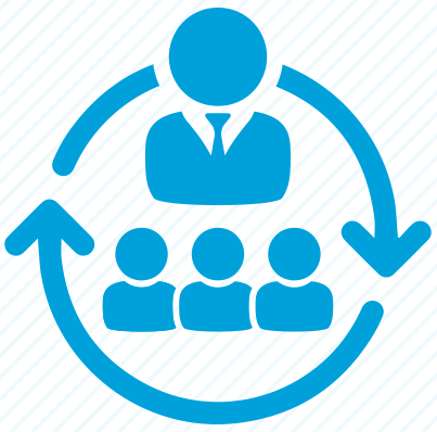 403x398 Icon Management Bleu Actionefficient