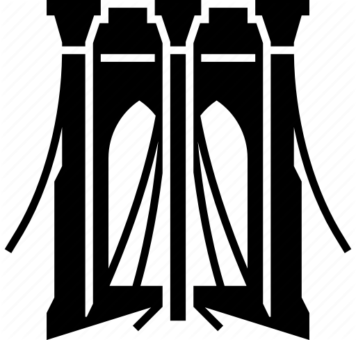 512x489 Brooklyn Bridge, Landmark, Manhattan, New York, United States Icon