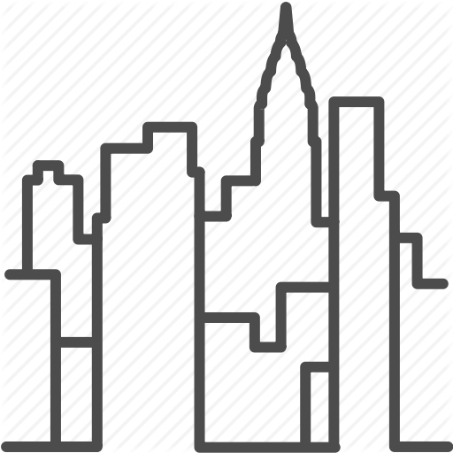 512x512 City, Manhattan, New York, Skyline Icon