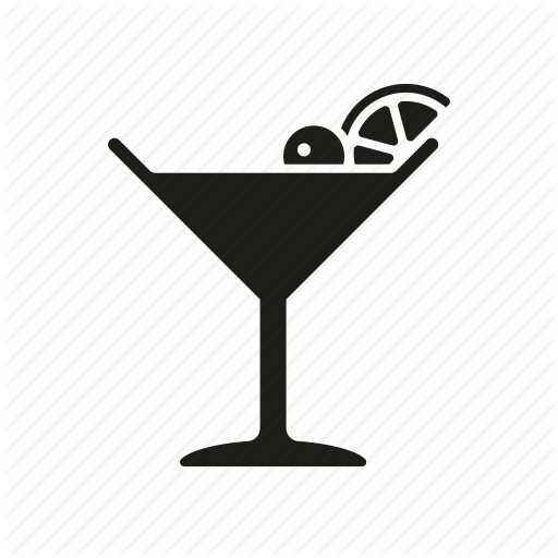 512x512 Alcoholic, Beverage, Cocktail, Drink, Glass, Lemon, Manhattan Icon