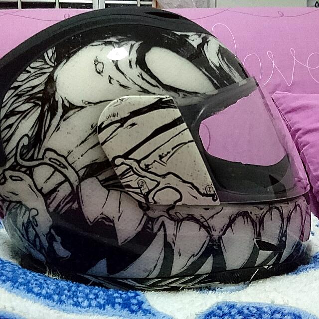 640x640 Icon Airframe Artist Series Manic Helmet