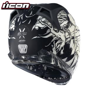 300x300 Icon Airframe Artist Series Manic Motorcycle Helmet For Sale