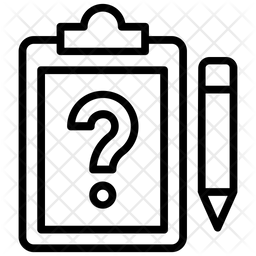 256x256 Manual Questionnaire Icon Of Line Style