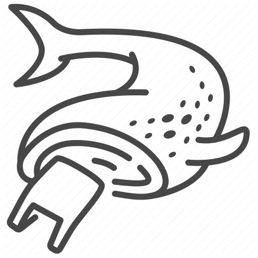512x512 Marine, Ocean, Plastic, Pollution, Trash, Waste, Whale Icon
