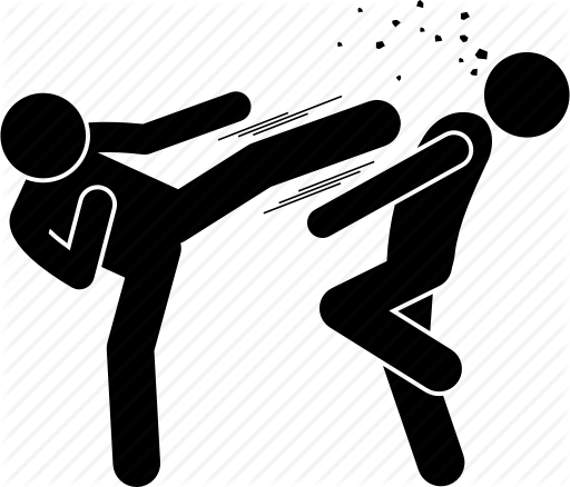 taekwondo stick figure