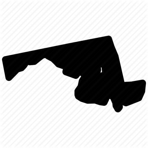 512x512 Map, Maryland, Maryland Map, Maryland State Icon