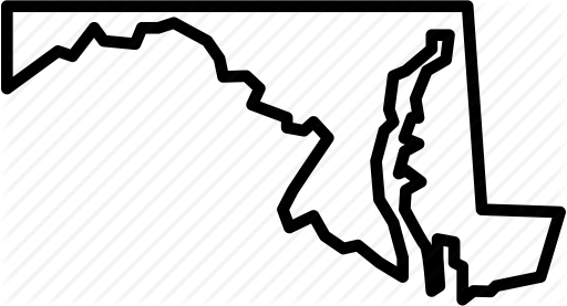 512x277 America, Baltimore, Federal, Map, Maryland, Republic, State Icon