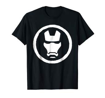 342x320 Marvel Iron Man Mask Icon Graphic T Shirt Clothing