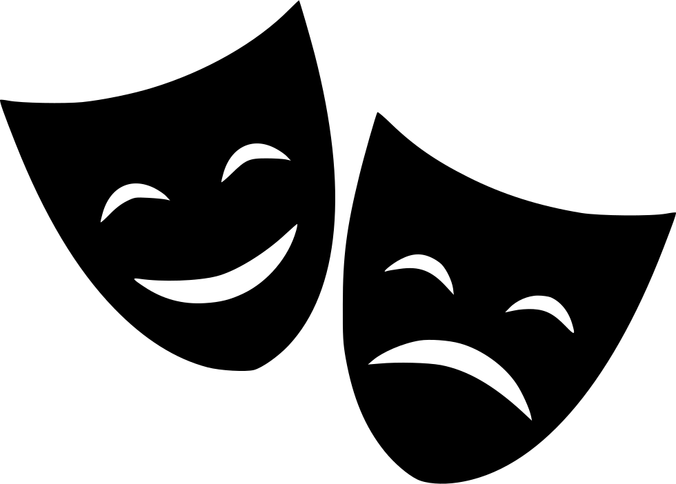 980x702 Theater Mask Happy Sad Png Icon Free Download