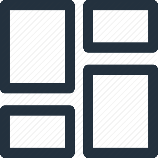 512x512 Dashboard, Design, Layout, Masonry, Spaces, Squares Icon