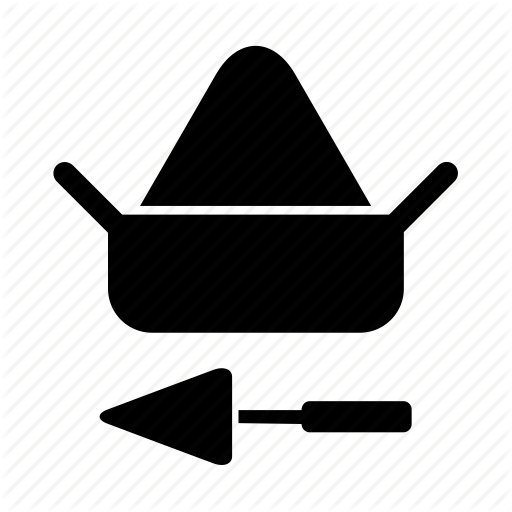 512x512 Builder, Cement, Construction, Masonry, Tool, Trowel, Work Icon