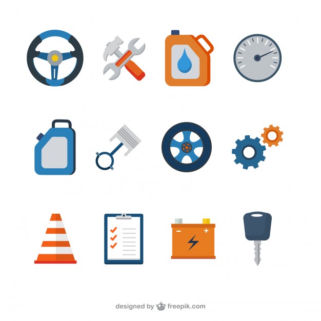 626x626 Mechanical Icons Vector Free Download