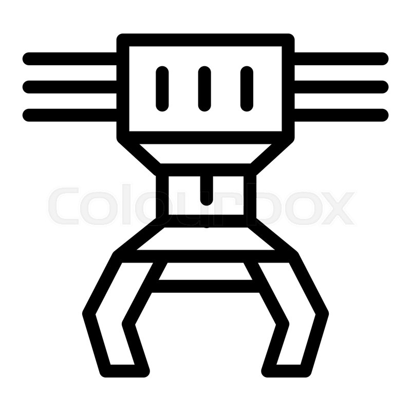 800x800 Production Hand Line Icon Mechanical Stock Vector Colourbox